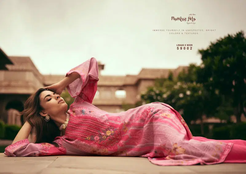 Libas e noor By Mumtaz Arts Viscose Pushmina Dress Material Catalog